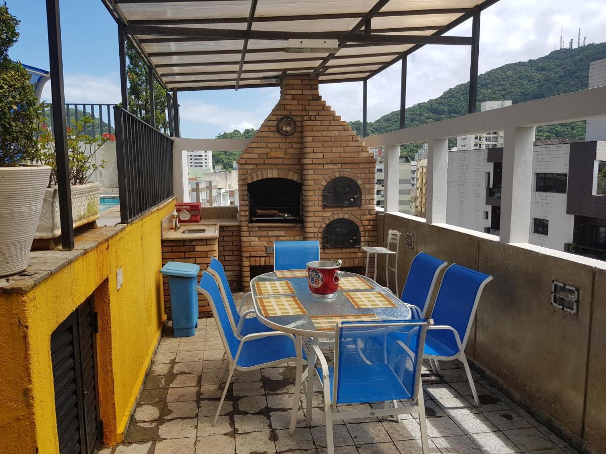 Cobertura Duplex 4 Quartos Guaruja Apartman Kültér fotó